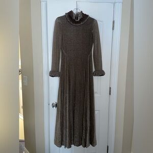 FELIX ARBEO FOR AVENTURA VTG METALLIC GOWN